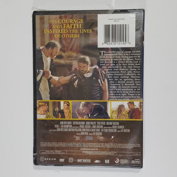 Peter: The Redemption (DVD, 2016) Christian Cinema And Biblical Storytelling - Picture 3 of 4